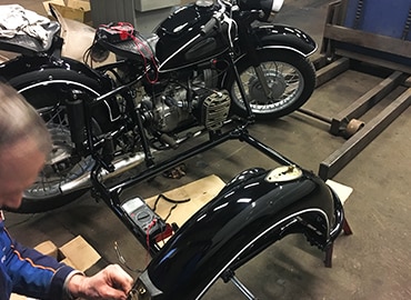 Rénovation Moto Sidecar